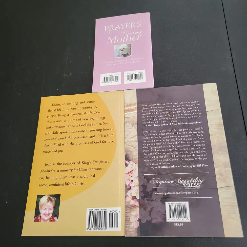 A lot of 3 Spiritual Christian Paperback Books‎ All Like New